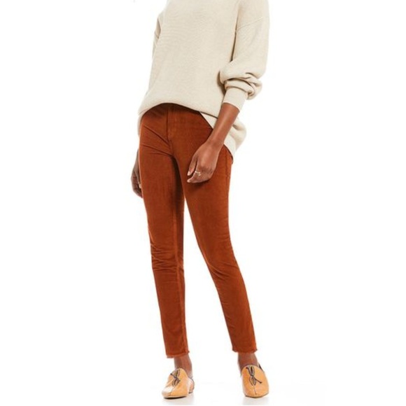 Free People Pants - Free People High Rise Long & Lean Cord Skinny Jean